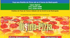 Desktop Screenshot of divinapizza.com.br